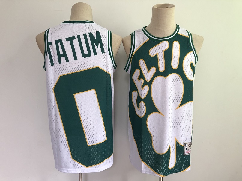 2021 Men Boston Celtics #0 Tatum big face white NBA Jersey